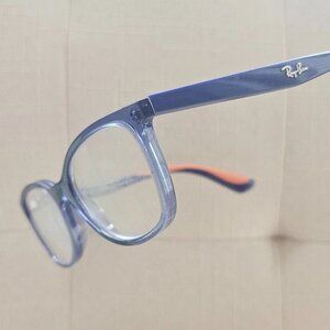 Ray-Ban Youth Eyeglasses Frame Blue Tone Unisex Kids Glasses Eyewear RB1586